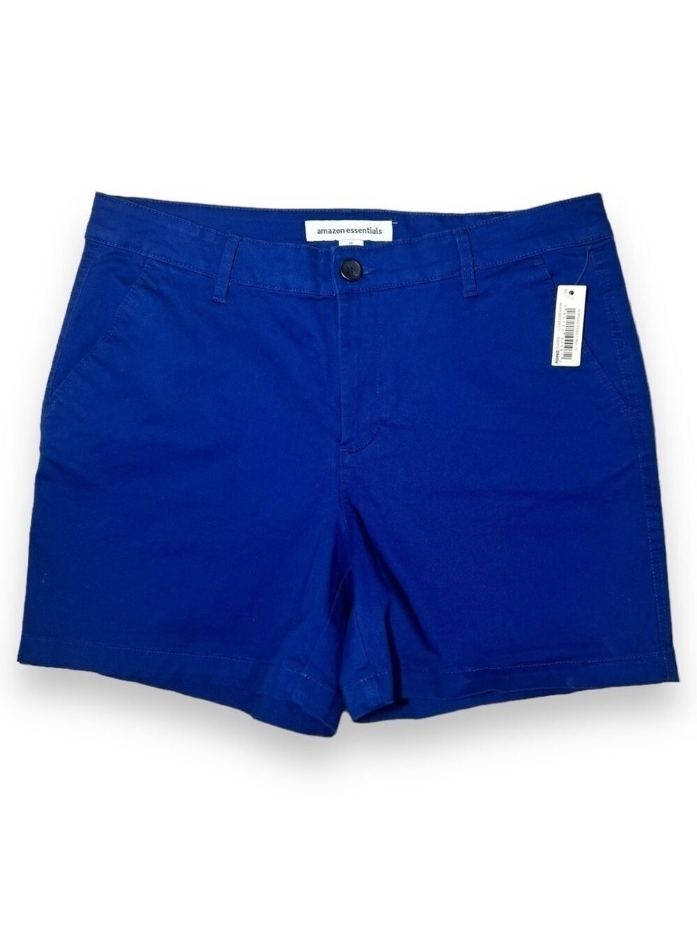 Amazon Essentials Women’s 5” Chino Shorts Royal Blue Size 10